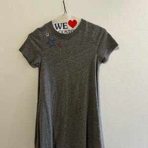 Sol Angeles Heather Gray Star Tee